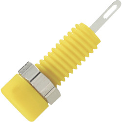 SKS Hirschmann 935980169 2mm MBI 1 Insulated Socket 6A Yellow