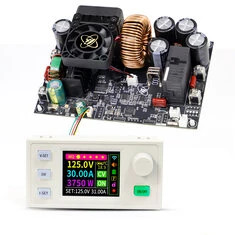 Moduł zasilacza buck DC Sinilink XY12530S, regulowany, 3750W, 125V, 30A, wysoka precyzja, efektywne ładowanie słoneczne MPPT, wy