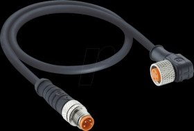 0810 0805 04 301 0,6M sensor Cable, M8, 4 pin, male &gt; female, 0,6 m