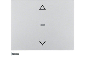 BERKER K.5 Przycisk żaluzjowy komfort do sterownika żaluzjowego aluminium lak 85241177 HAGER