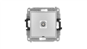 Icon Mechanizm Gniazda Pojedynczego Bnc, Bez Pola Opisowego Srebrny Metalik...