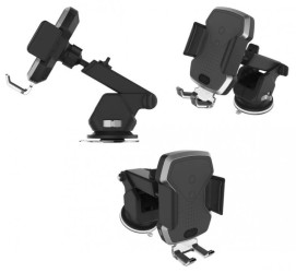 Uchwyt automatyczny do telefonu z funkcją ładowania bezprzewodowego LB0177