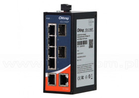 ORing IES-C1062P, Switch przemysłowy niezarządzalny, 6x 10/100 RJ-45, 2x SFP