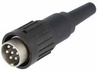 AMPH7-W Wtyk 7 pin na kabel okrągły, bagnetowe, bagnet wewnętrzny - Amphenol