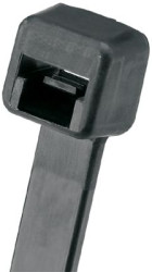 Cable tie, PA, (L x W) 142 x 3.6 mm, bundle-Ø 1.5 to 35 mm, black, UV resistant, -60 to 90 °C, PLT1.5I-M6120