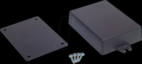 Industrial housing, 90 x 65 x 22 mm, black