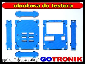 Obudowa do miernika elementów RLC BTE-056 / niebieska