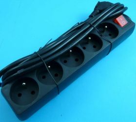 REBEL 5xGN.SIEĆ+WYŁ 3,0mb CZARNY