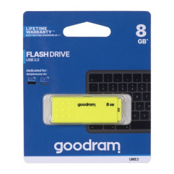 Pendrive GoodRam UME2 UME2-0080Y0R11 (8GB USB 2.0 kolor żółty)