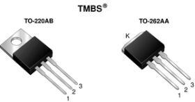 V30100S High-Voltage Trench MOS Barrier Schottky Rectifier Ultra Low VF = 0.39 V at IF = 5 A