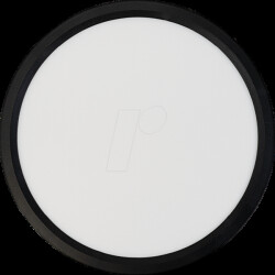 LX300216 LED panel, Ø30 cm, black, 22 W