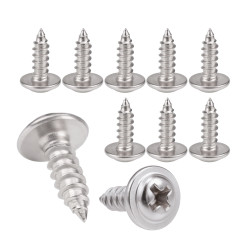 Wkręt podkładkowy 1,7x5mm - Blachowkręt - 10 szt - płaska główka - PWA1.7X5X5