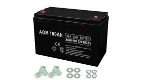 Akumulator Bezobsługowy Agm Do Zasilacza Ups 12V 100Ah Volt