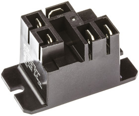 Przekaźnik mocy 24V dc SPDT TE Connectivity, montaż kołnierzowy 576Ω Szybkie łączenie