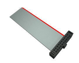 Kabel taśmowy 50-żyłowy raster 1.27mm Płaski, AWG 30 AWG Nieekranowany Samtec -40 → +105 °C