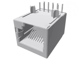 5558067-1 Gniazdo RJ50 PIN: 10 Kat: 3 ekranowane Układ: 10p10c na PCB THT