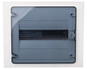 Rozdzielnica modułowa 1x12 podtynkowa IP40 Golf (drzwi transparentne) VF112TD