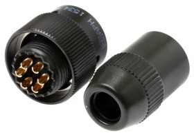 Złącze 6-pinowe Męski Amphenol Limited Męski Montaż na kablu MIL-DTL-26482 rozmiar 10