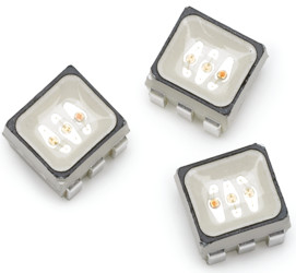 LED, SMD, RGB, 6-Pin, 2,1 V; 3,1 V, 120°, Broadcom