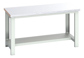 Stół warsztatowy szer. 750mm maks. obciążenie: 450kg Podstawowy stoł Blacha stalowa dł. 1500mm wys. 840mm