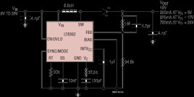 Low I Boost/SEPIC/Inverting Converter with 2A, 60V Switch