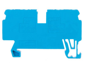 Złączka szynowa 4-przewodowa 2,5mm2 niebieska 870-834/