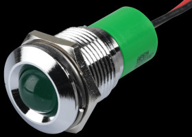 Q16P3CXXG220E Indicator LED, 220 V AC, 16 mm, wired, green/BrC