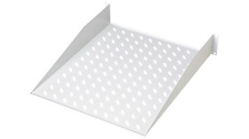 Półka stała, 1U, seria: DN-97, typ: Półka, maks. obciążenie: 15kg, Czarny