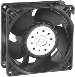 DC axial fan, 24 V, 92 x 92 x 38 mm, 237 m³/h, 69 dB, ball bearing, ebm-papst 3214 JH3