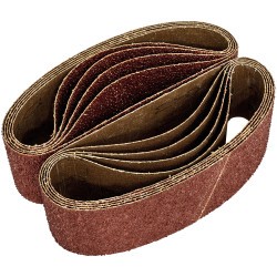 Worksafe WSB53245 Sanding Belt 75 x 533mm 24Grit - Pack of 5