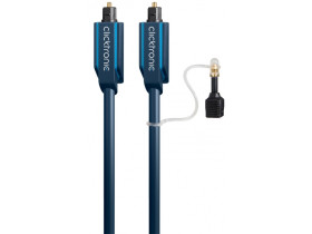 Kabel optyczny TOSLINK / TOSLINK 1m Clicktronic