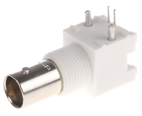 Złącze koncentryczne Montaż na płytce drukowanej Żeński 50Ω typ złącza Złącze BNC 0 to 4GHz Przepust