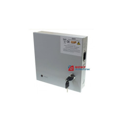 Zasilacz zbiorczy 12V 10A CCTV9 potrójne zabezpieczenie 9 wyjść obudowa