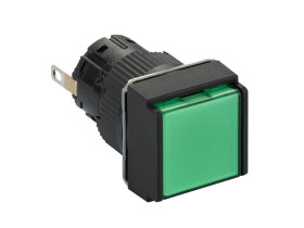 Podświetlenie napędu DEL 24V KWDRAT ZIELONY XB6ECV3BP SCHNEIDER ELECTRIC