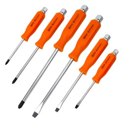 Zestaw wkrętaków udarowych Polax 6 sztuk (51-063)