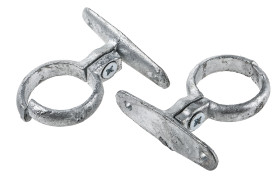 Zacisk rurowy, galwanizowany, Żelazo 1in, Georg Fischer