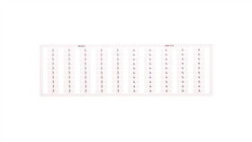 Ramka Z Oznacznikami 50X 3/4 Jasnozielona 209-719 /5Szt./