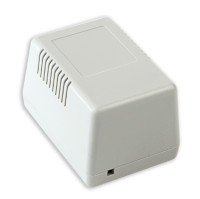 KM-49BJ Obudowa z tworzywa KM49BJ wymiary: 90x65x57mm - obudowa zasilacza - jasna - ABS