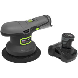 Sealey CP108VSP SV10.8 150mm Cordless Dual Action Sander/Polisher Kit 10.8V 2Ah