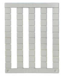 Oznacznik do złączek szynowych OD5 bez nadruku /50szt./ mały, T0-9540