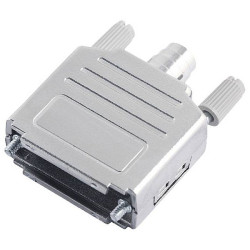 Encitech 6260-0105-01 D-Sub Housing 9 Pins Plastic Metallised Silver