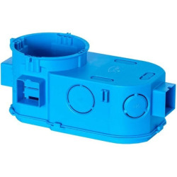 Puszka p/t 2xfi:60 do elektroniki, do łączenia, szeregowa głęboka, niebieska SIMET 10szt.