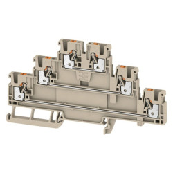 Zacisk do montażu na szynie DIN Weidmüller poziomy: 3 28 → 12AWGZacisk