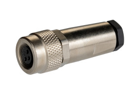 Złącze okrągłe 3-pinowe M9 Kabel Gniazdo binder Żeńskie IP67 712