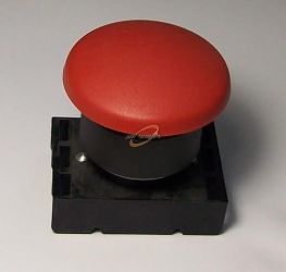 PRZYCISK BEZPIECZEŃSTWA DOWOLNY 2 TORY CZERWONY GRZYBKOWY