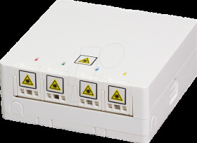FB1007 FTTH Termination box, 4 ports, white