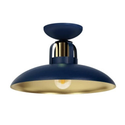 Lampa sufitowa FELIX NAVY BLUE/GOLD 1xE27 MLP7713 Milagro