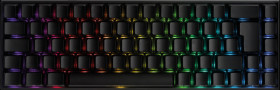 GAM-100-DE Gaming keyboard, mini, Bluetooth, RGB, black, DE