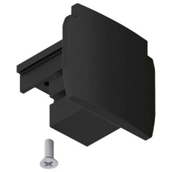 Paulmann 91384 ProRail3 Endcap Kit Black Completes Installation Securely
