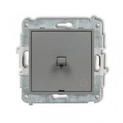 MINI Przycisk /dzwonek/ w stylu amerykańskim szary mat 27MWPUS-4